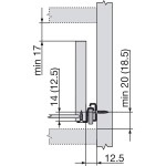 Blum Bottom Mount Single Extension Slide 24" (600mm)